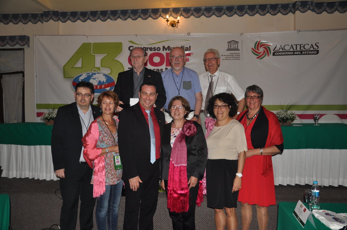 La Vallée des Singes - l'actualité Le CIOFF France présent au 43ème congrès mondial à Zacatecas au Mexique-11/11/2013